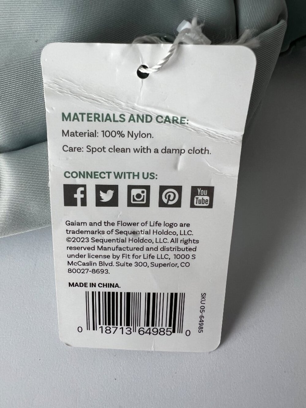 New Gaiam Sidekick Waste Pack, Sky Blue! - Picture 4 of 15